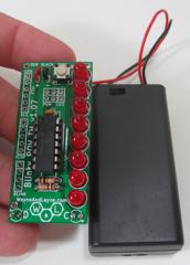 Assembled Blinky POV Kit with red LEDs