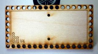 Bricktronics 6AA Battery Holder Mounting Plate