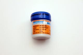 Solder paste container