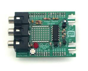 Assembled Video Game Shield